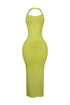 Evelynn Twisted Halter Multi Way Maxi Dress